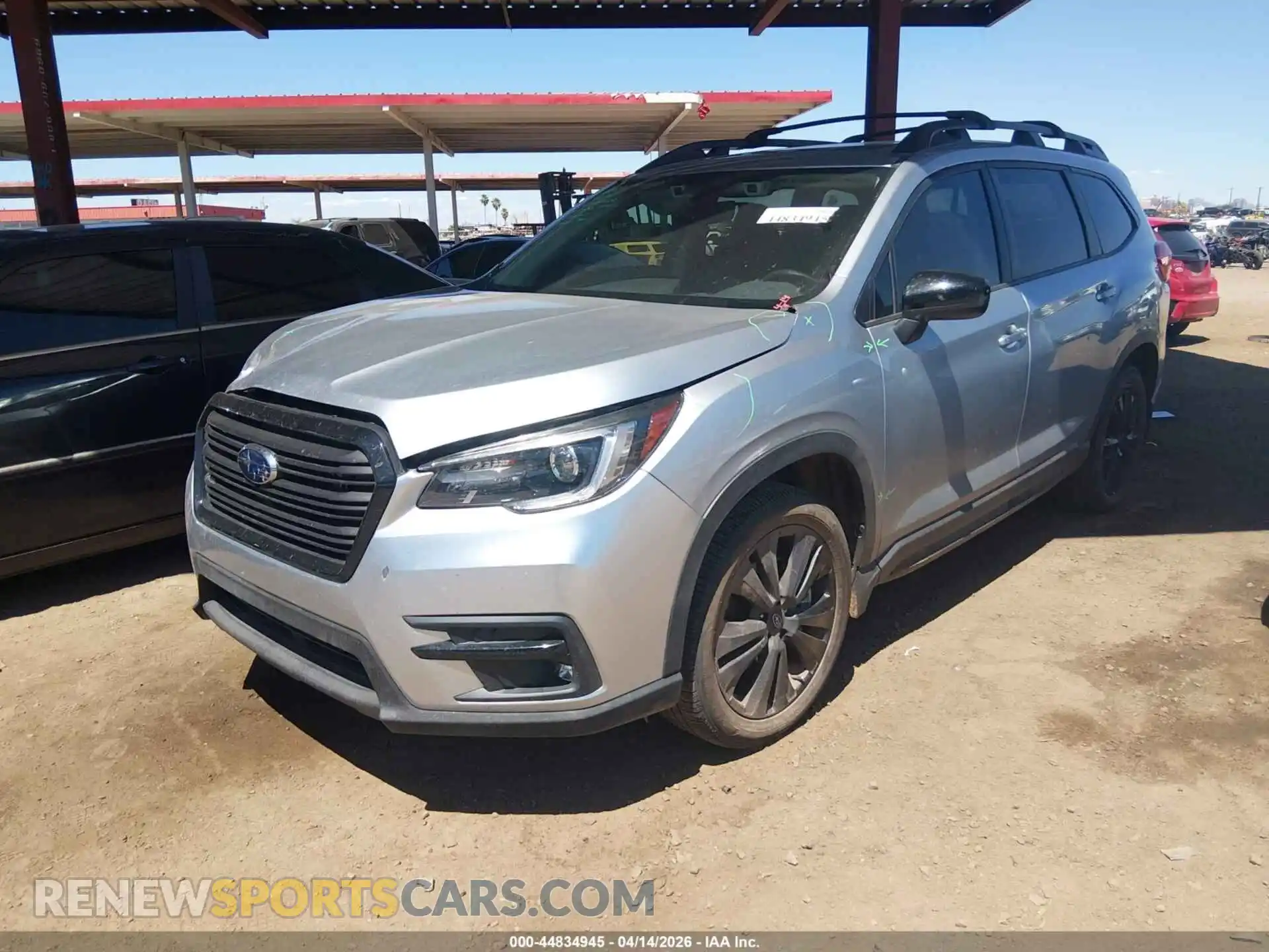 2 fotografías del automóvil dañado 4S4WMAJDXN3448186 SUBARU ASCENT 2022