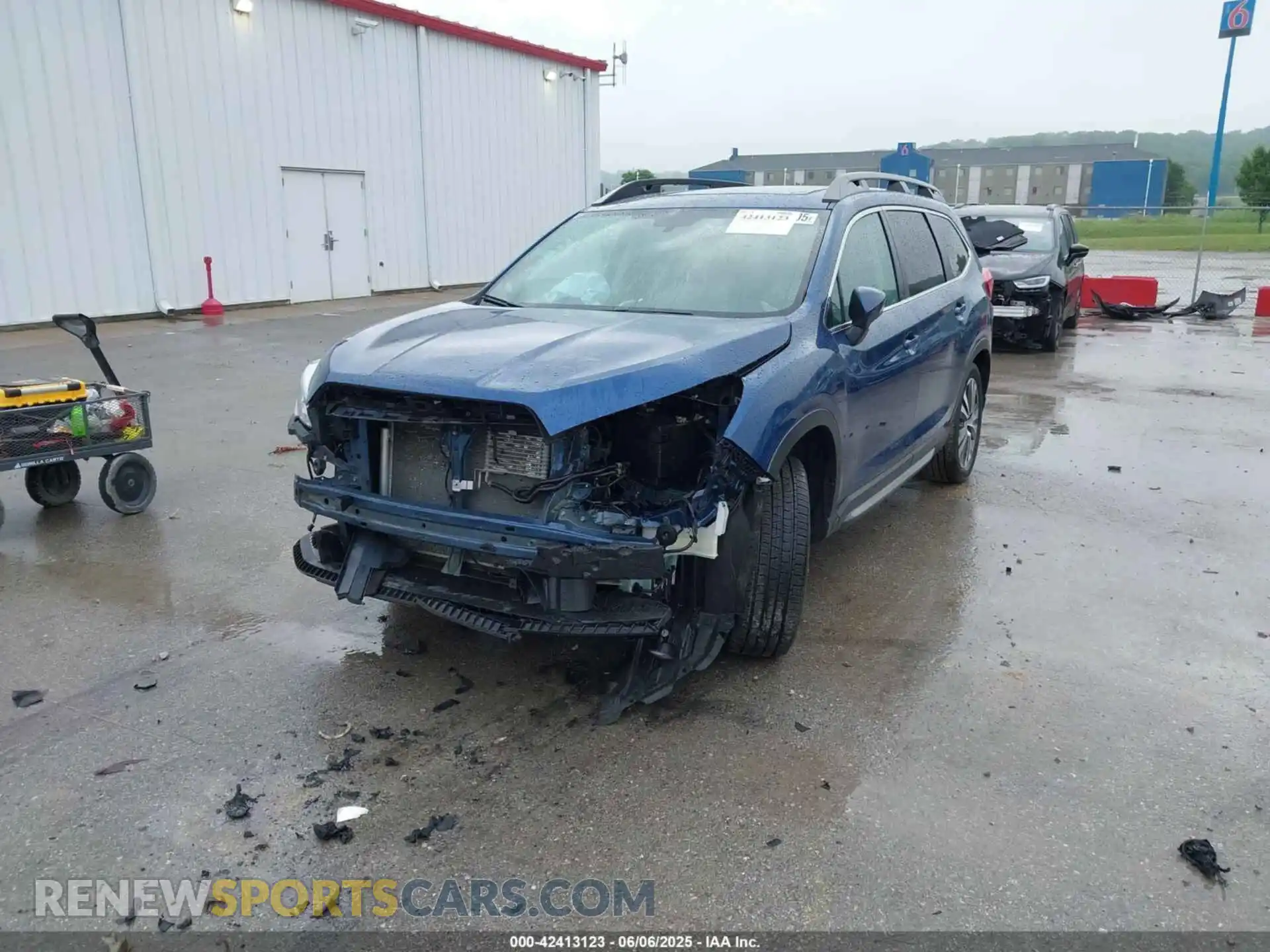 2 fotografías del automóvil dañado 4S4WMALD7N3452368 SUBARU ASCENT 2022