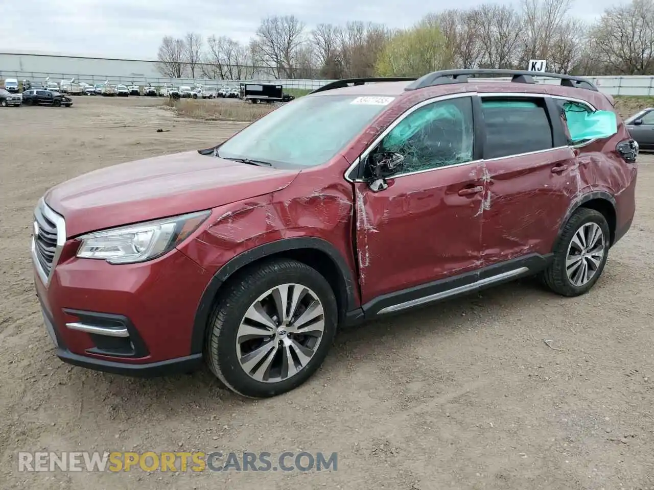 1 Photograph of a damaged car 4S4WMAMD1N3412043 SUBARU ASCENT 2022