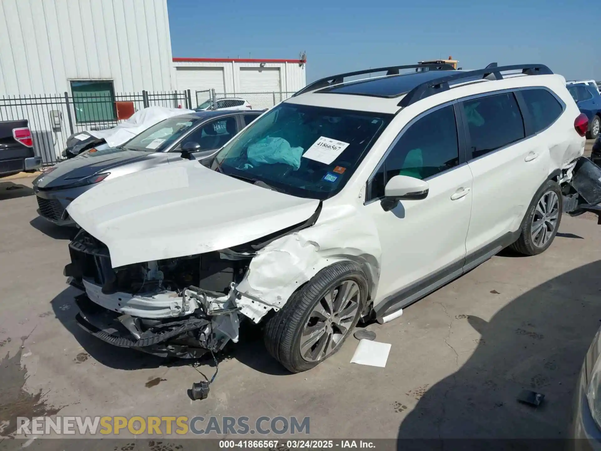 2 Photograph of a damaged car 4S4WMAPD9N3444167 SUBARU ASCENT 2022