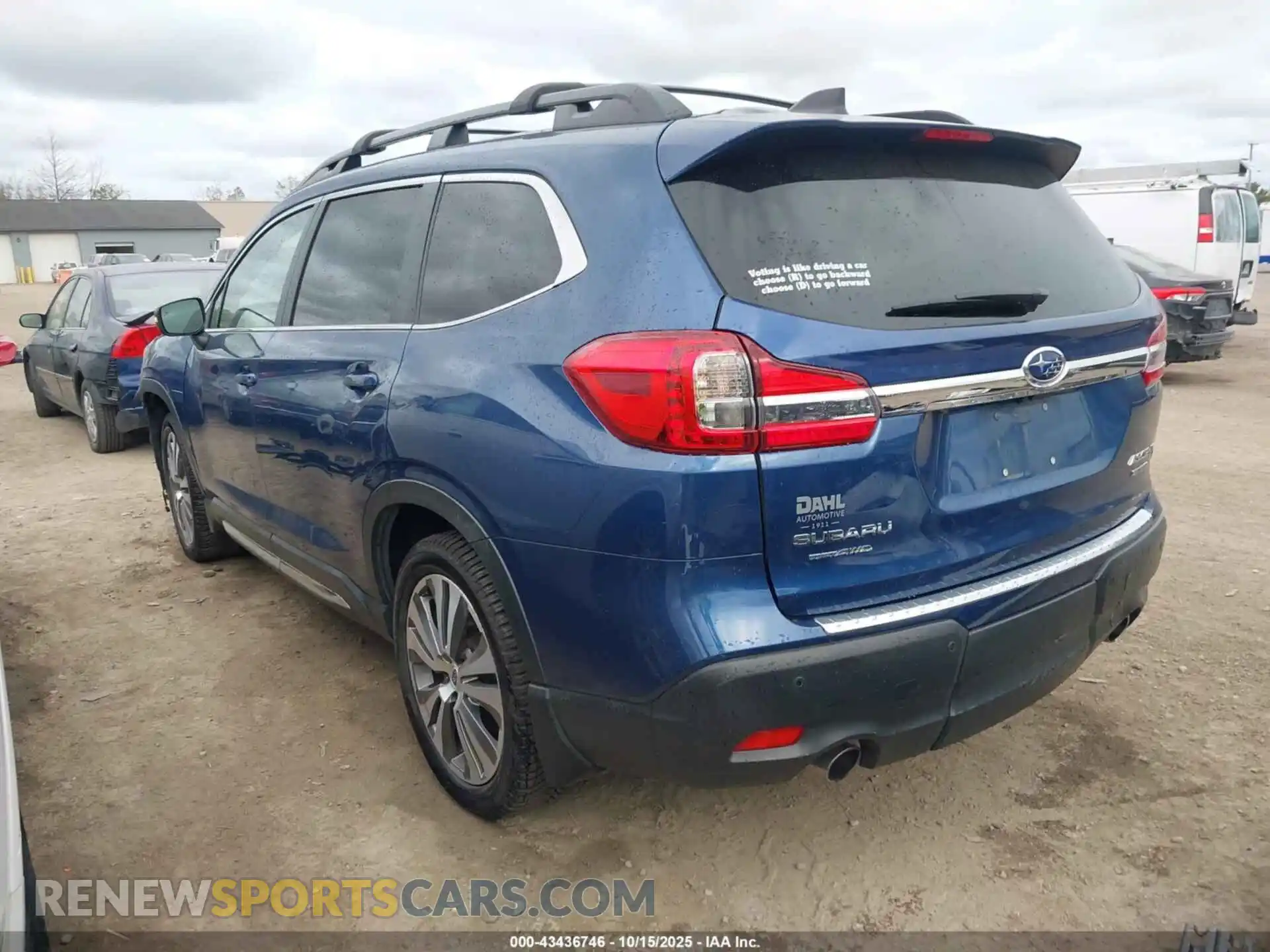 3 Фотография поврежденного автомобиля 4S4WMAPDXN3416491 SUBARU ASCENT 2022