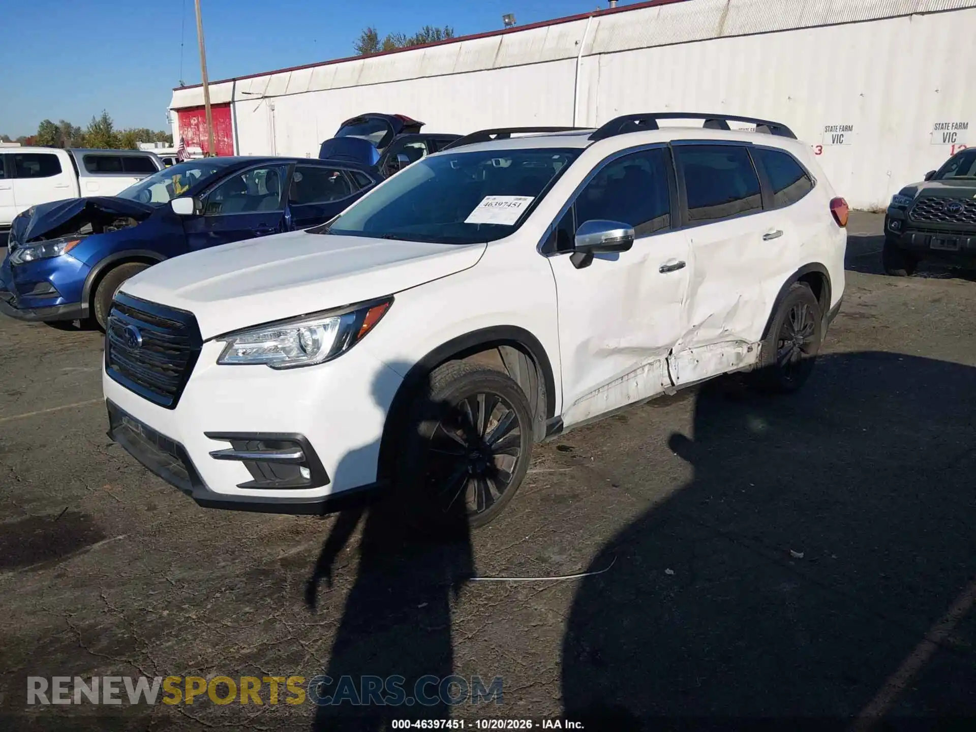 2 Фотография поврежденного автомобиля 4S4WMARD8N3412677 SUBARU ASCENT 2022