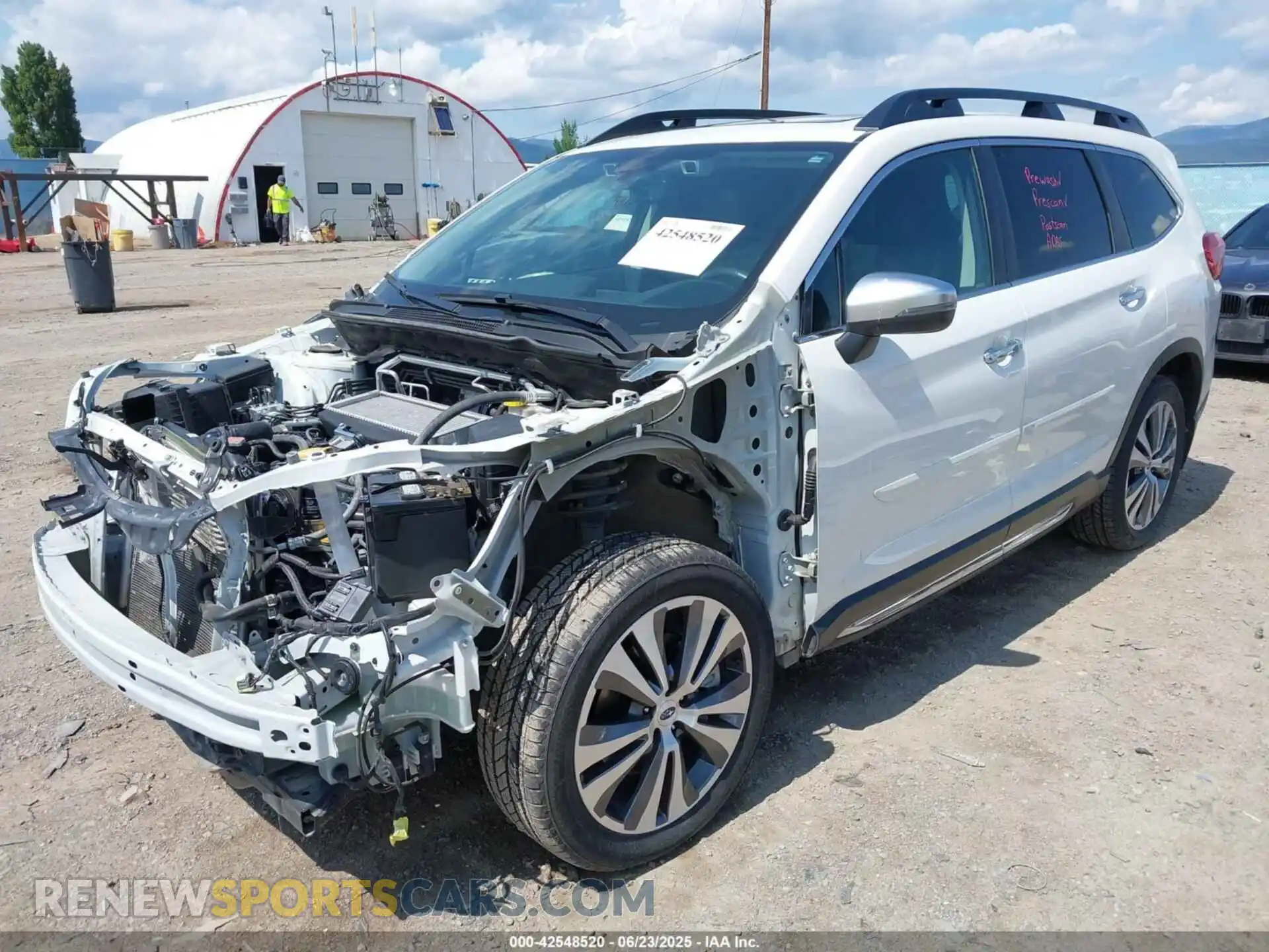 2 Photograph of a damaged car 4S4WMARD9N3432887 SUBARU ASCENT 2022