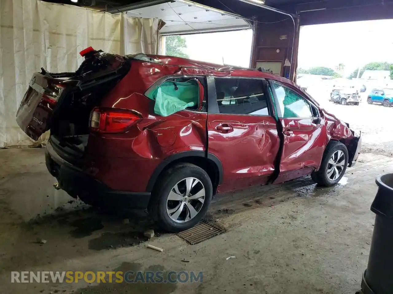 3 Фотография поврежденного автомобиля 4S4WMAED7P3439748 SUBARU ASCENT 2023