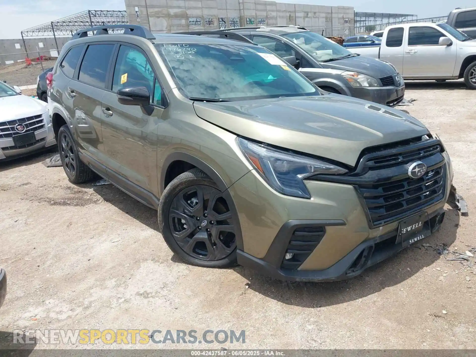 1 Photograph of a damaged car 4S4WMAHD6P3457735 SUBARU ASCENT 2023