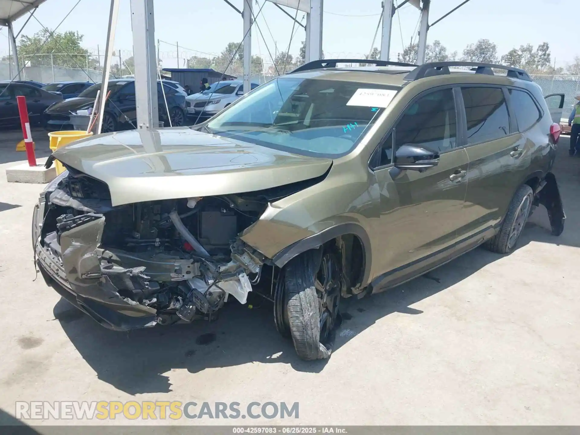 2 Photograph of a damaged car 4S4WMAKD3P3438522 SUBARU ASCENT 2023