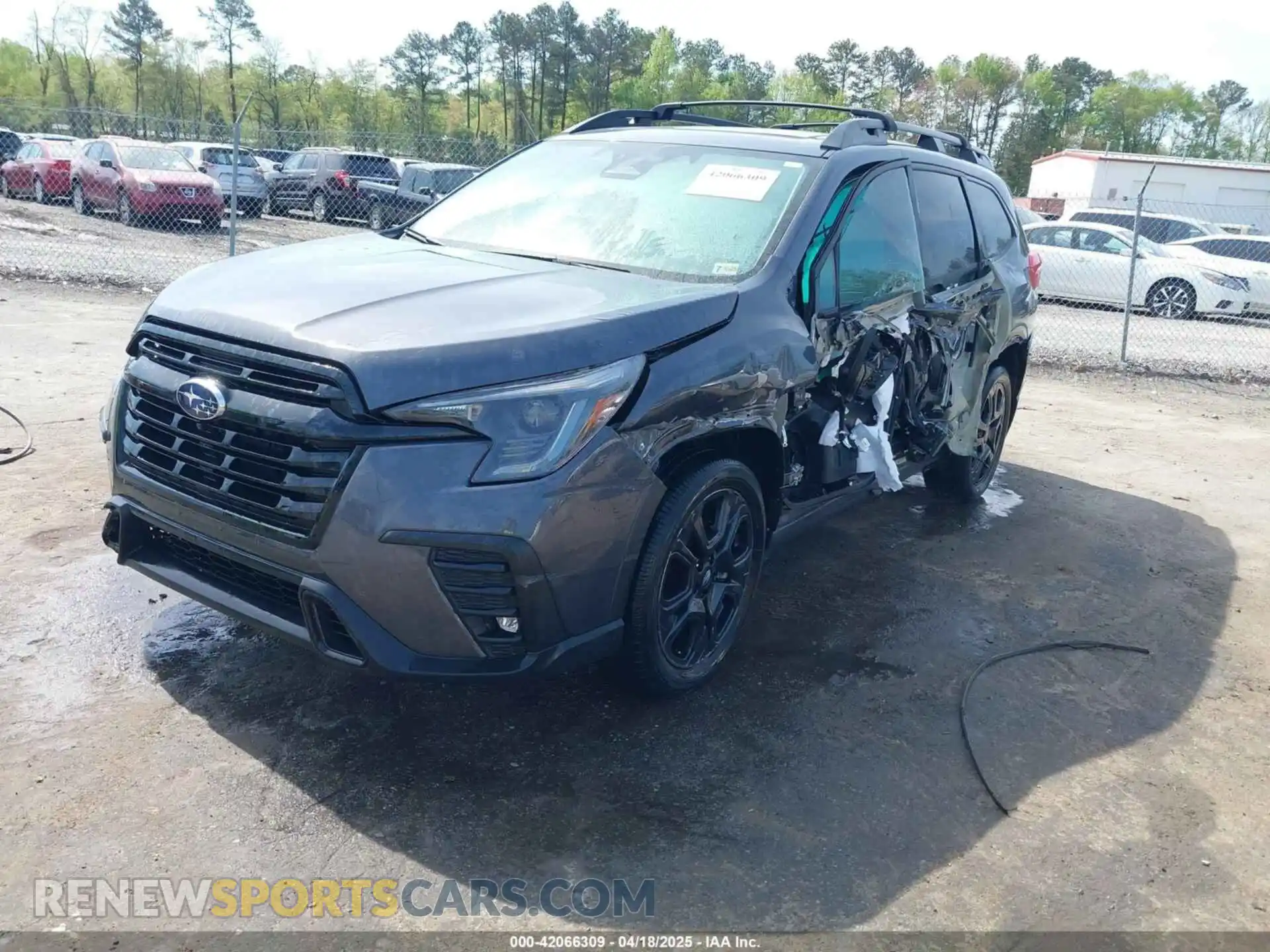 2 Photograph of a damaged car 4S4WMAKD8P3434272 SUBARU ASCENT 2023