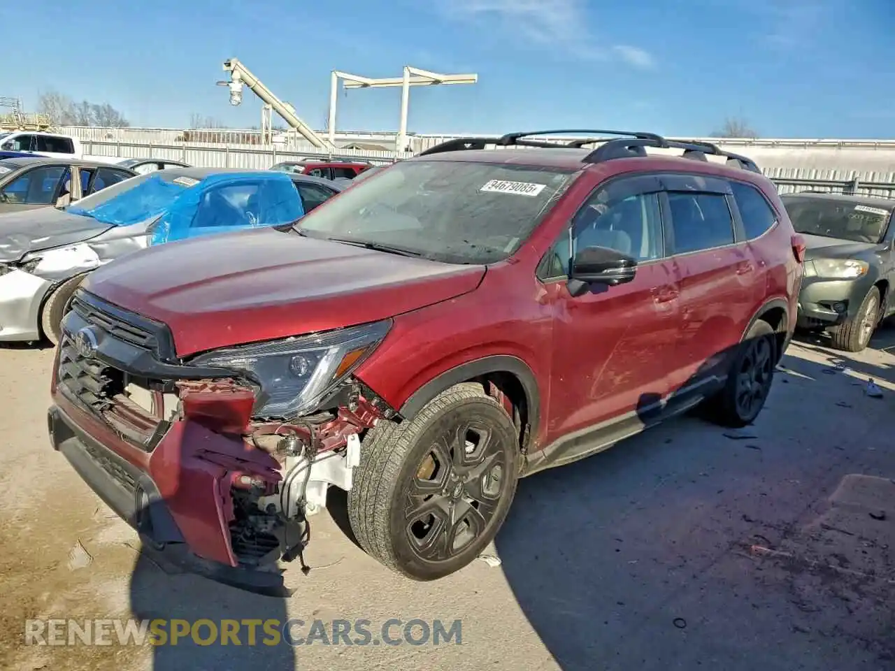 1 Photograph of a damaged car 4S4WMAKDXP3420745 SUBARU ASCENT 2023