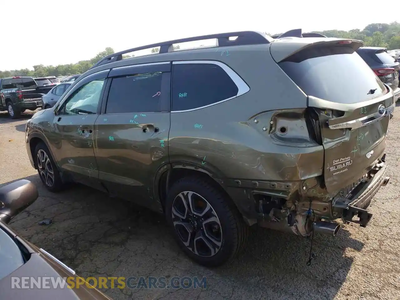 2 Фотография поврежденного автомобиля 4S4WMASD1P3401498 SUBARU ASCENT 2023