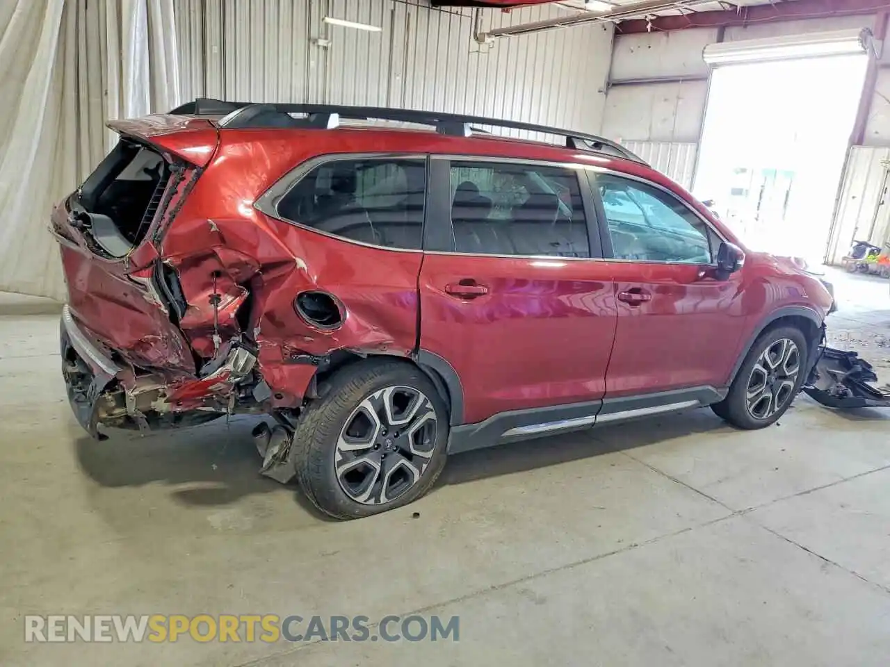 3 Фотография поврежденного автомобиля 4S4WMASD1P3445193 SUBARU ASCENT 2023