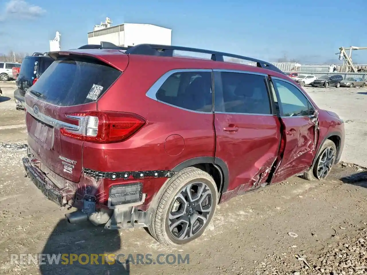 3 Photograph of a damaged car 4S4WMAUD1P3410750 SUBARU ASCENT 2023