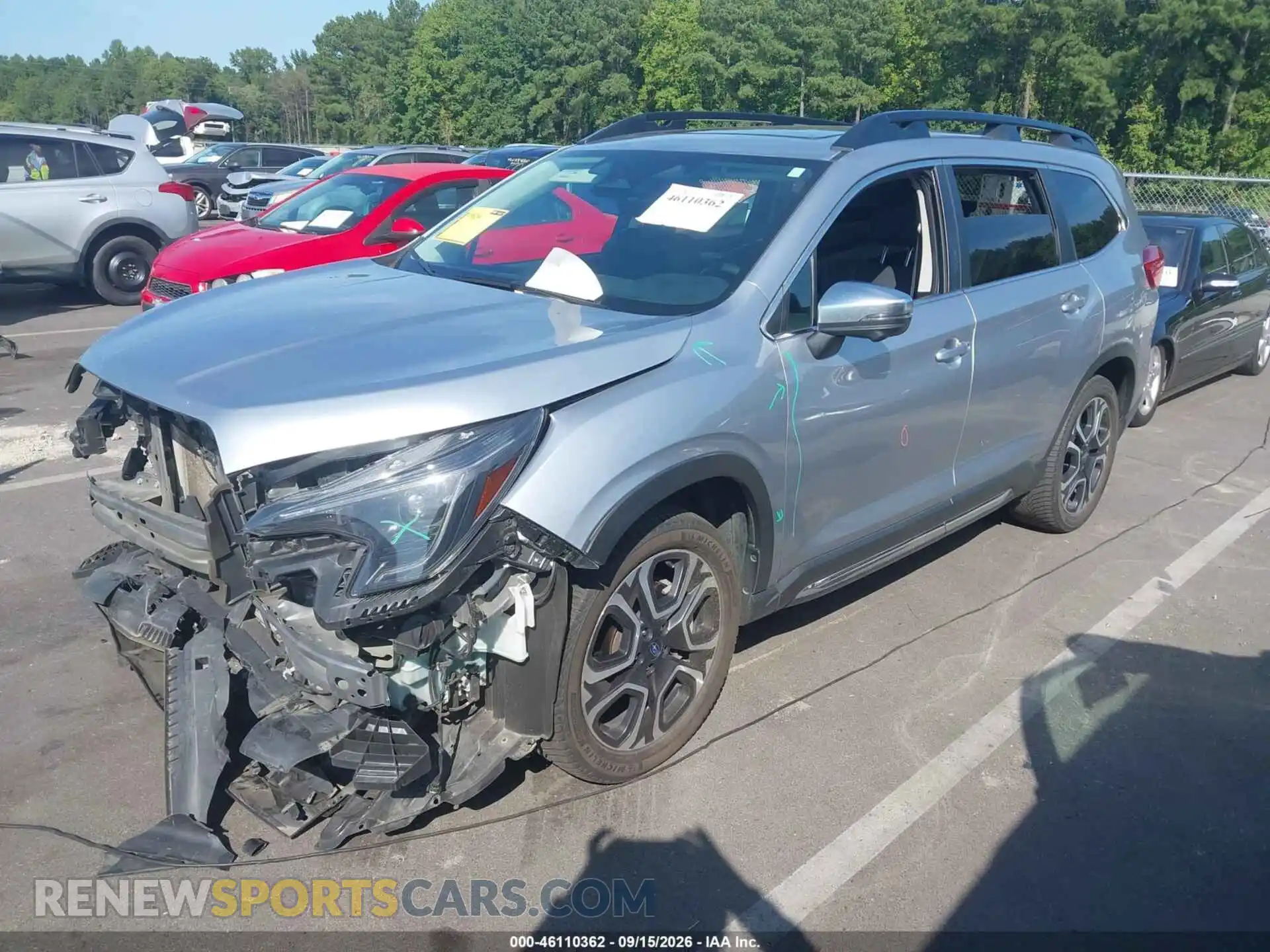 2 fotografías del automóvil dañado 4S4WMAUD1P3417844 SUBARU ASCENT 2023