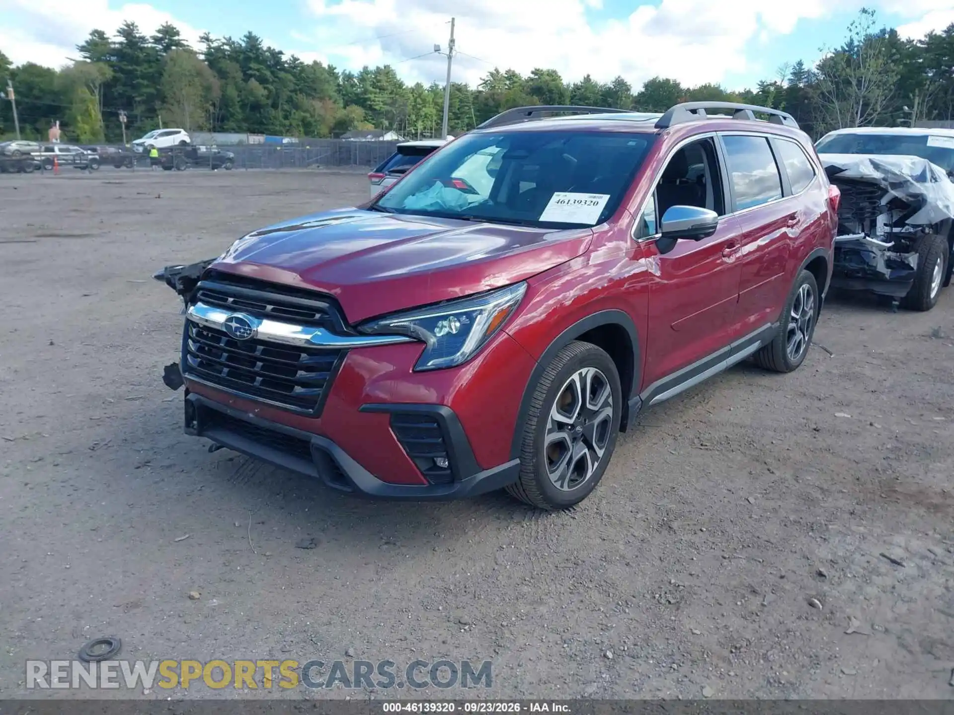 2 fotografías del automóvil dañado 4S4WMAUD7P3416181 SUBARU ASCENT 2023