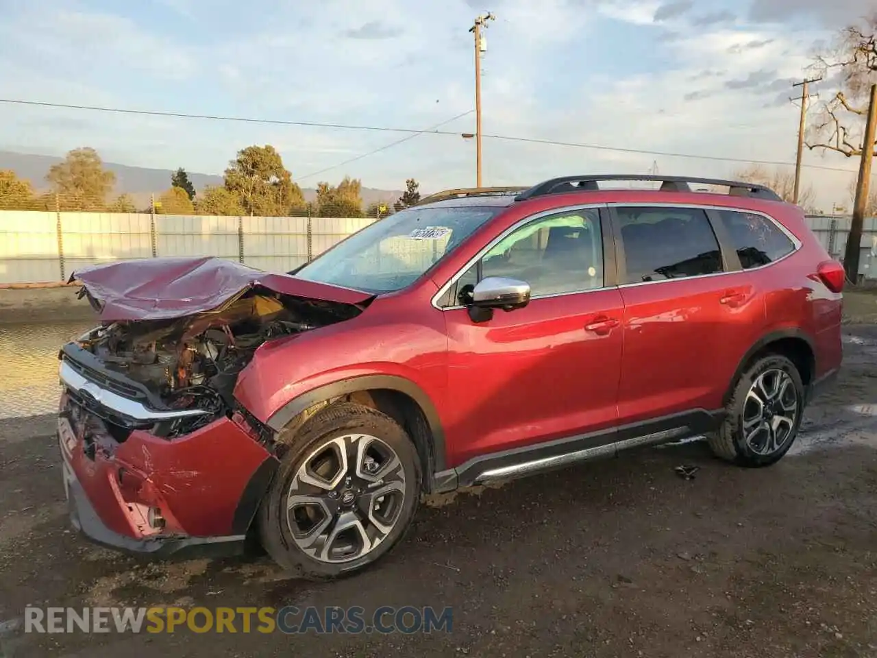 1 Photograph of a damaged car 4S4WMAUD7P3463629 SUBARU ASCENT 2023