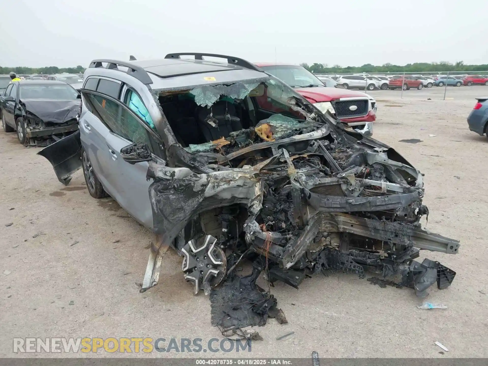 1 Photograph of a damaged car 4S4WMAUDXP3457596 SUBARU ASCENT 2023