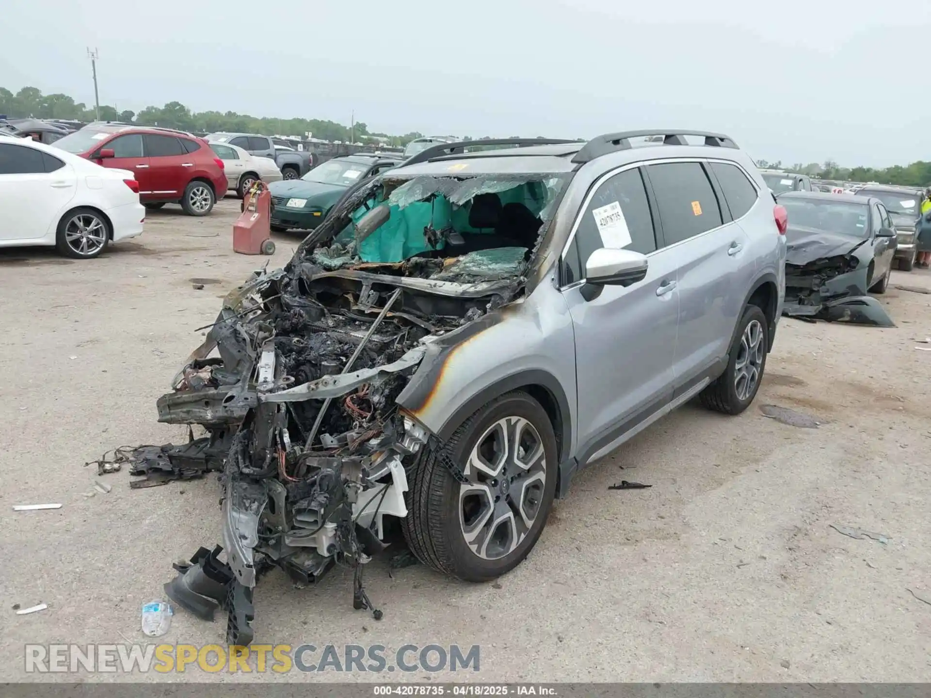2 Photograph of a damaged car 4S4WMAUDXP3457596 SUBARU ASCENT 2023