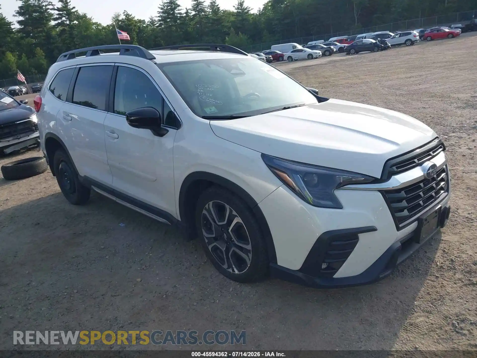 1 Photograph of a damaged car 4S4WMARD1R3452279 SUBARU ASCENT 2024