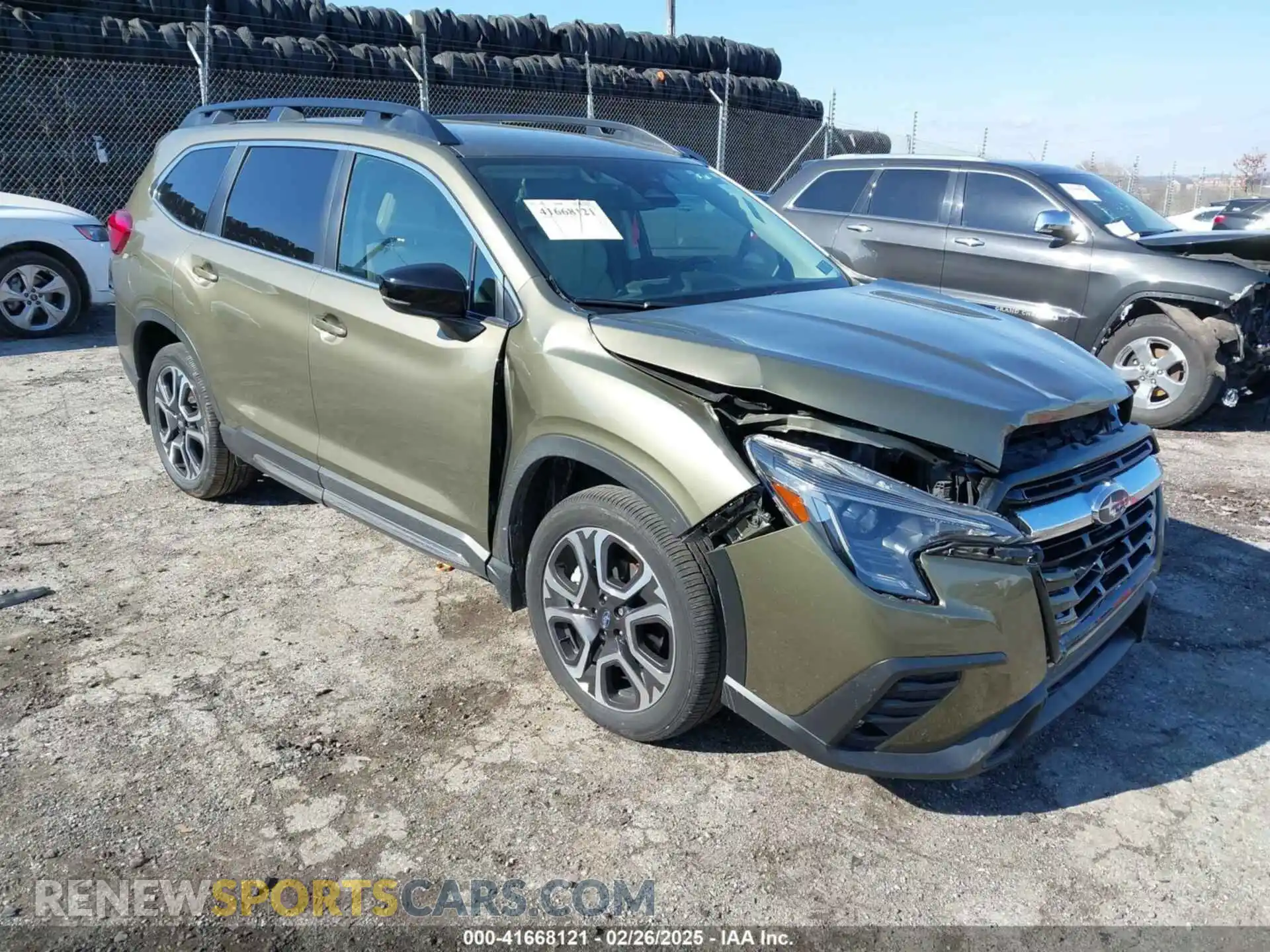 1 Photograph of a damaged car 4S4WMASD2R3415719 SUBARU ASCENT 2024