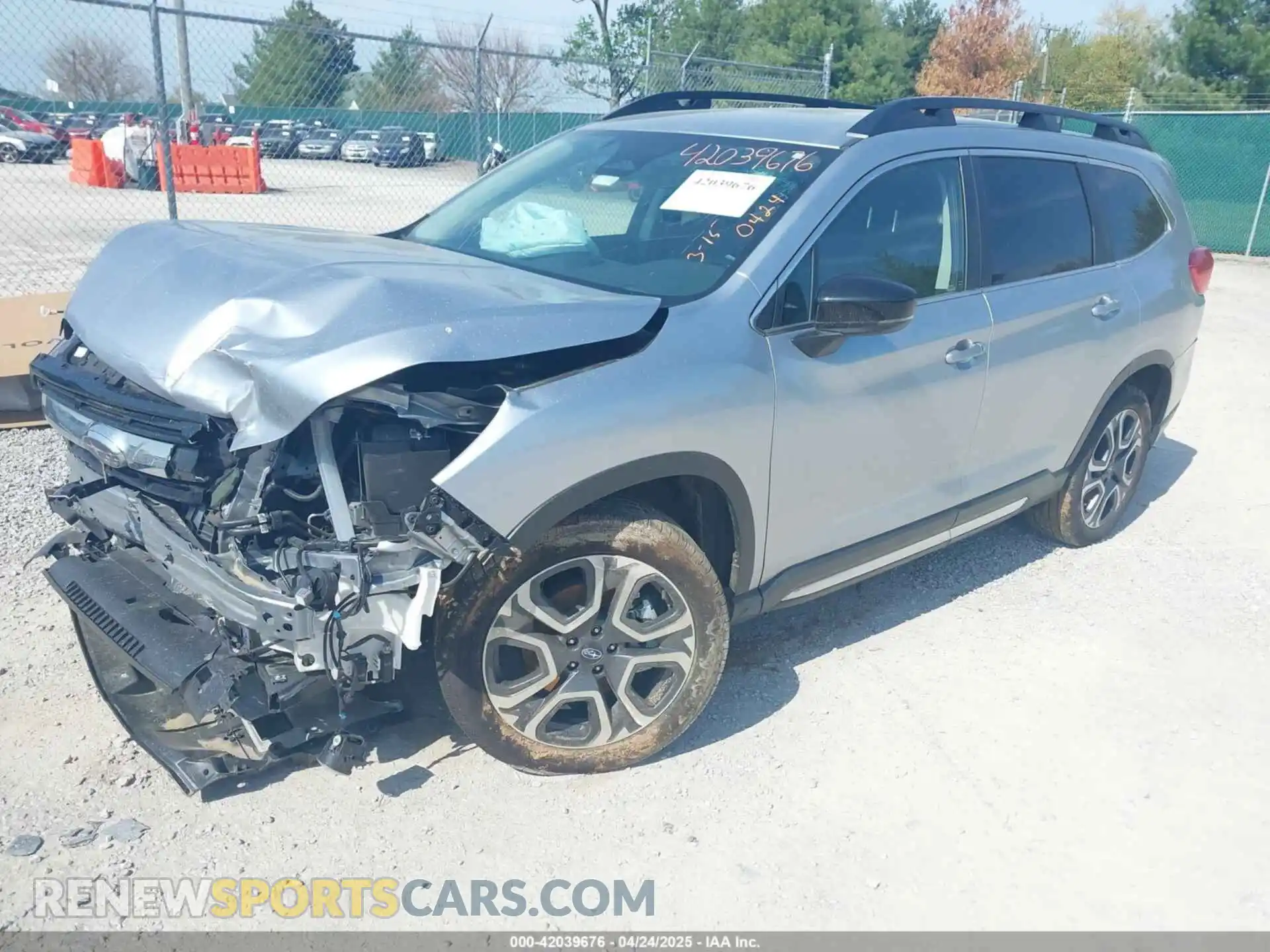 2 Photograph of a damaged car 4S4WMASD8R3420424 SUBARU ASCENT 2024