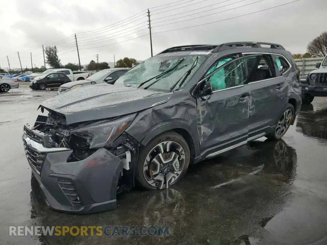 1 Photograph of a damaged car 4S4WMAUD8R3436460 SUBARU ASCENT 2024