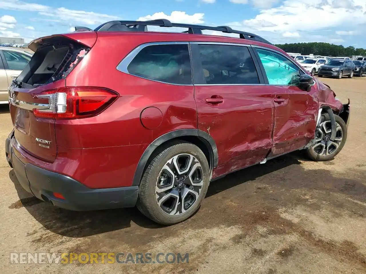 3 fotografías del automóvil dañado 4S4WMAUD9R3414290 SUBARU ASCENT 2024