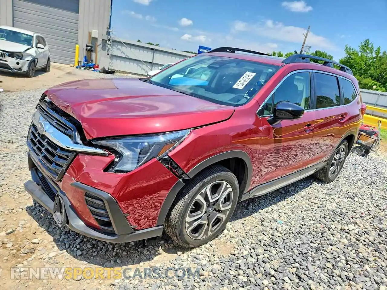 1 Photograph of a damaged car 4S4WMAUDXR3451607 SUBARU ASCENT 2024