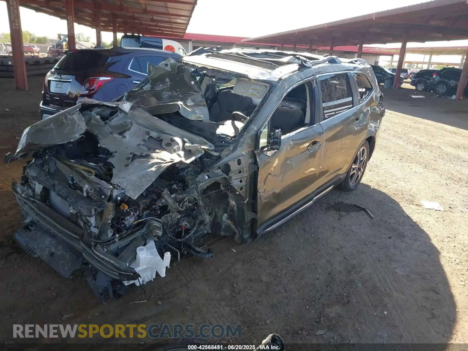 2 Photograph of a damaged car 4S4WMAUDXR3455768 SUBARU ASCENT 2024