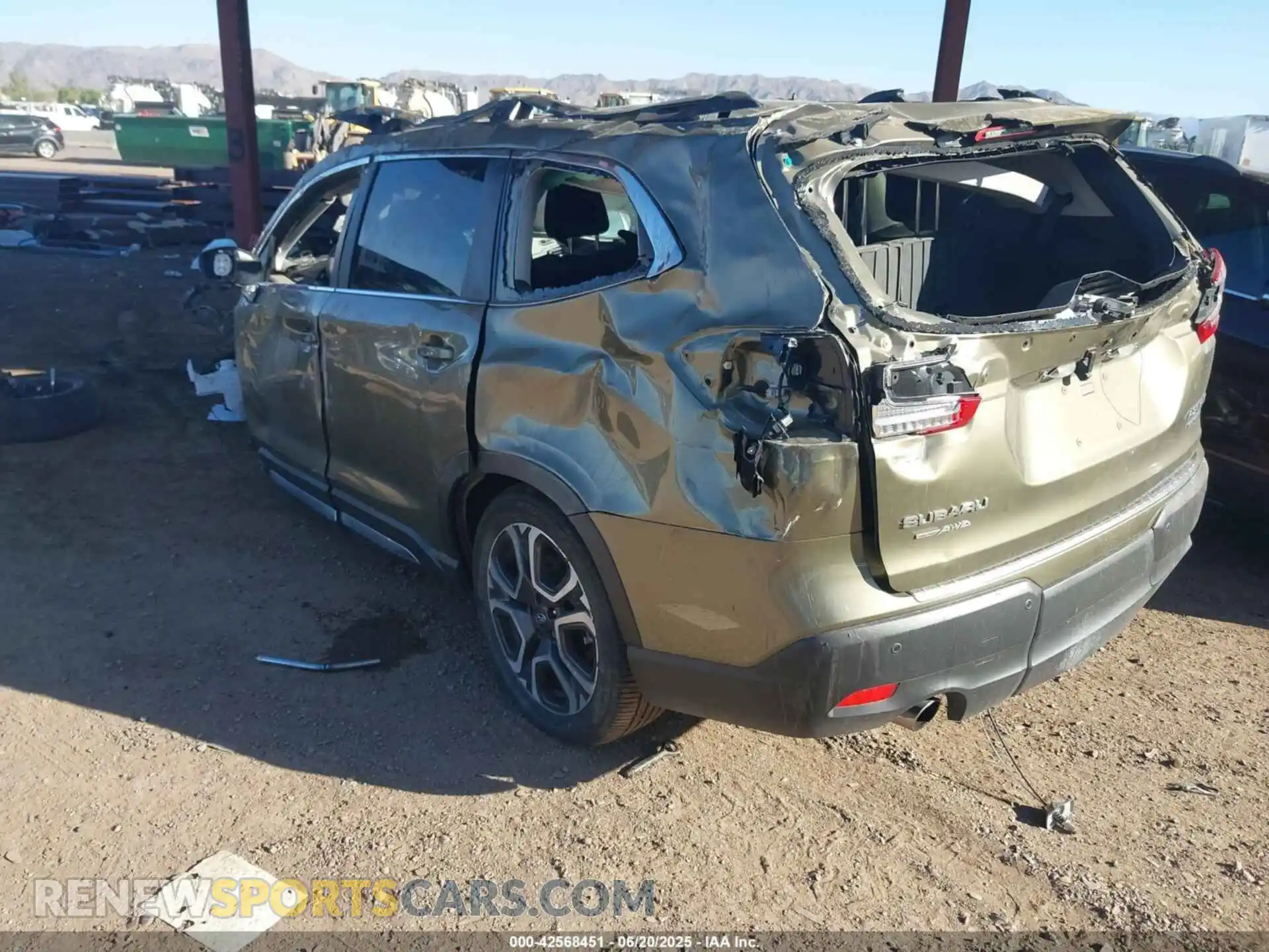 3 Photograph of a damaged car 4S4WMAUDXR3455768 SUBARU ASCENT 2024