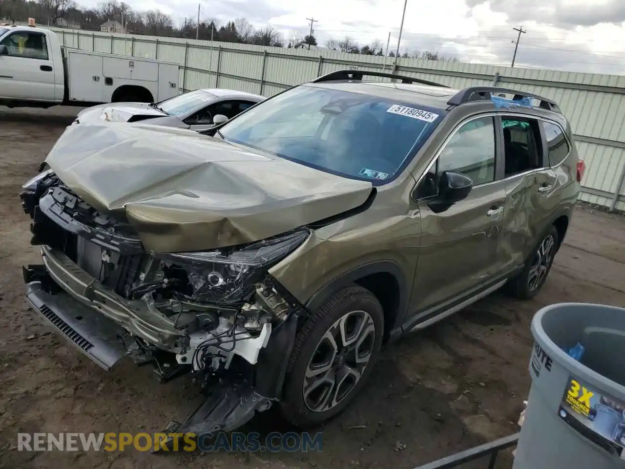 1 Photograph of a damaged car 4S4WMAWD5R3449874 SUBARU ASCENT 2024