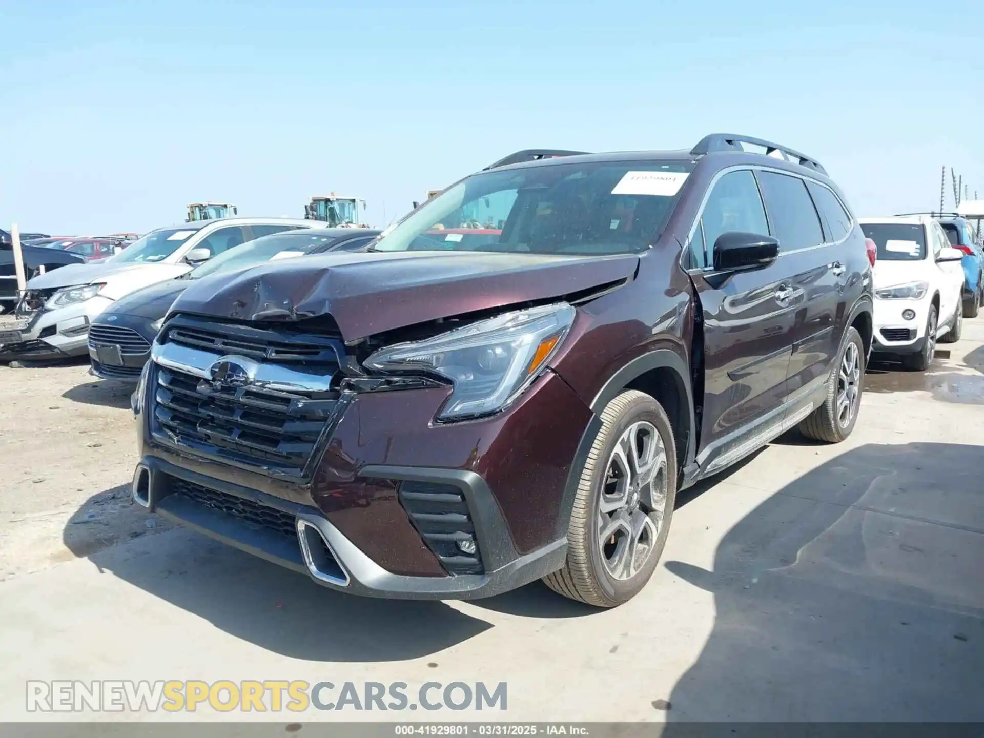 2 Photograph of a damaged car 4S4WMAWD6R3442402 SUBARU ASCENT 2024