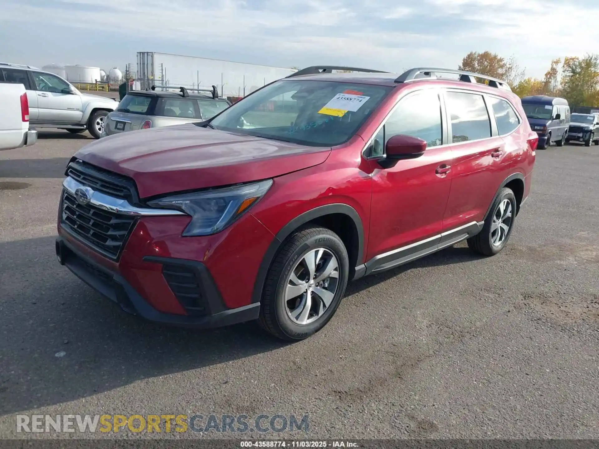 2 Photograph of a damaged car 4S4WMADD3S3422097 SUBARU ASCENT 2025