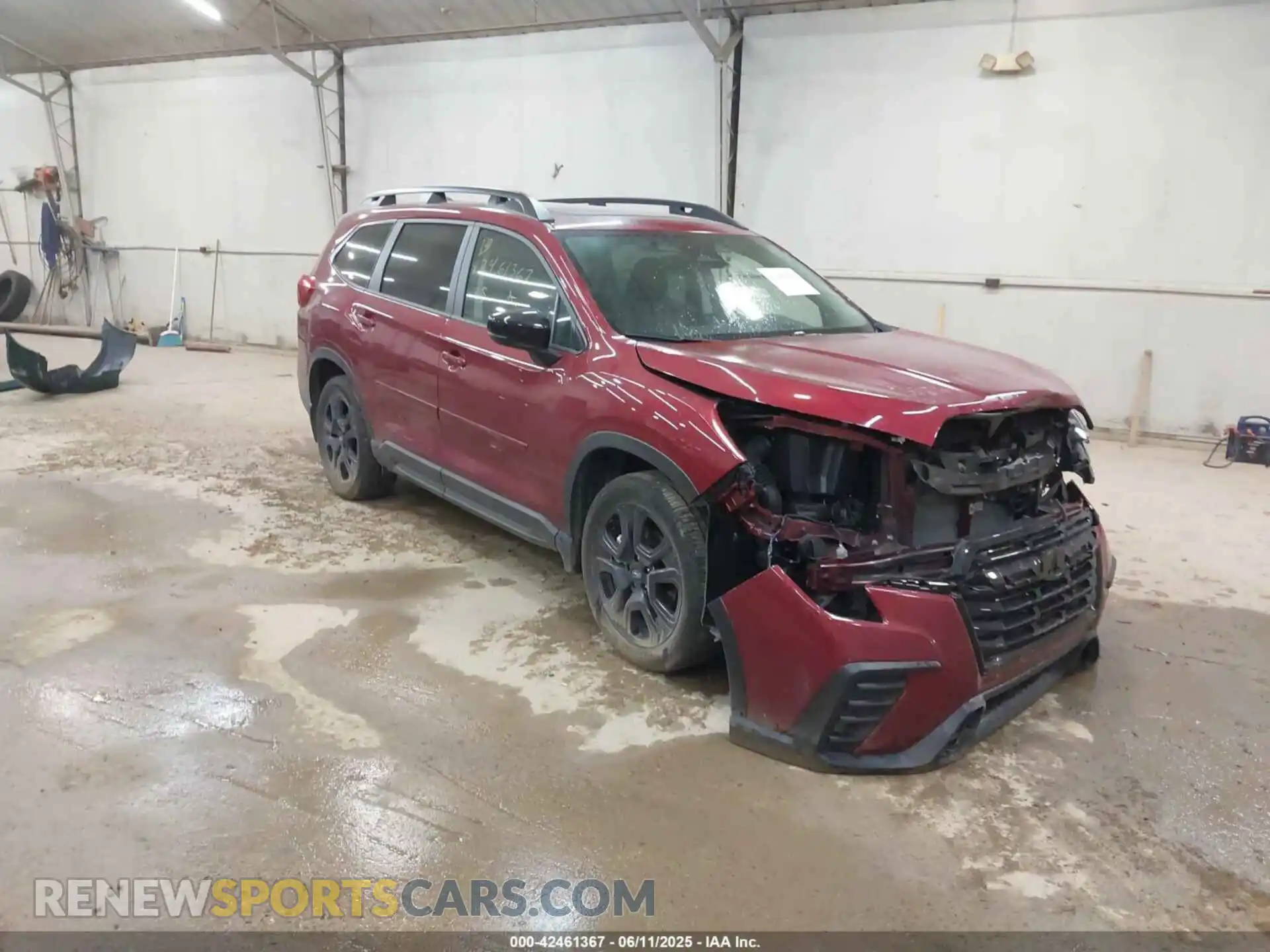1 Photograph of a damaged car 4S4WMAFDXS3413099 SUBARU ASCENT 2025