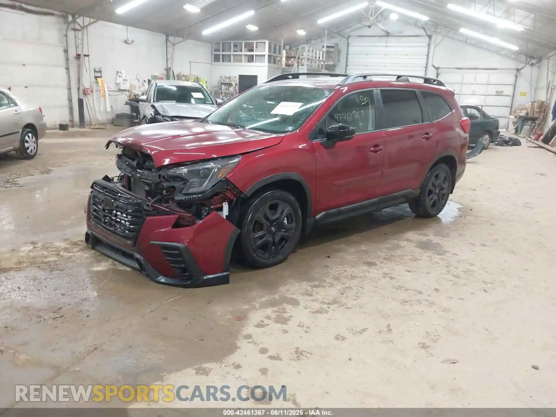 2 Photograph of a damaged car 4S4WMAFDXS3413099 SUBARU ASCENT 2025