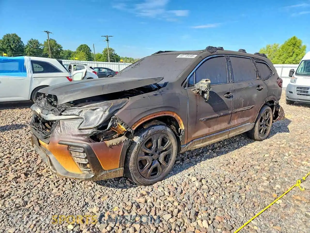 1 Photograph of a damaged car 4S4WMAUD1S3408134 SUBARU ASCENT 2025