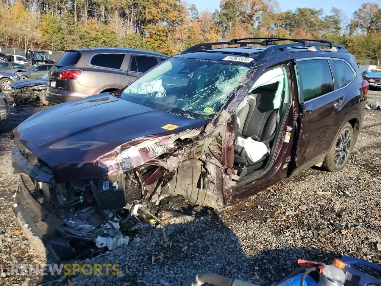 1 Photograph of a damaged car 4S4WMAUDXS3403160 SUBARU ASCENT 2025