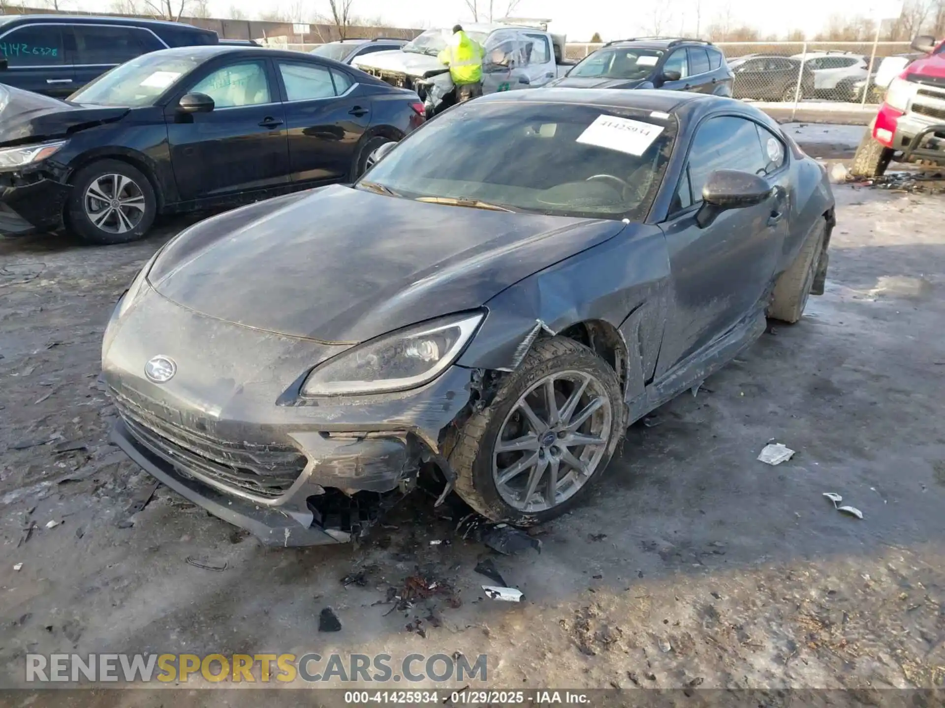 2 fotografías del automóvil dañado JF1ZDBB11N9700485 SUBARU BRZ 2022