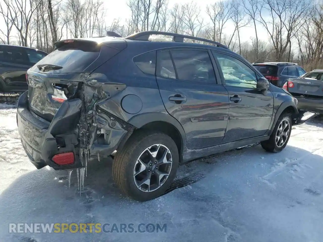 3 fotografías del automóvil dañado JF2GTADC9KH322576 SUBARU CROSSTREK 2019