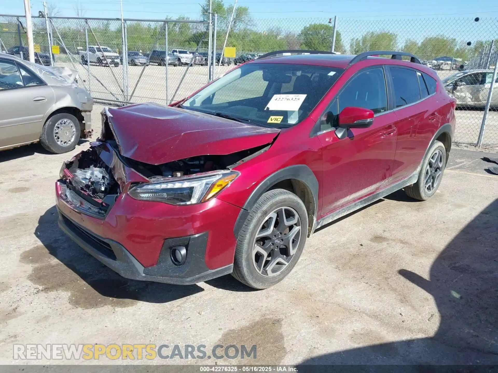2 Photograph of a damaged car JF2GTAMC0K8343347 SUBARU CROSSTREK 2019