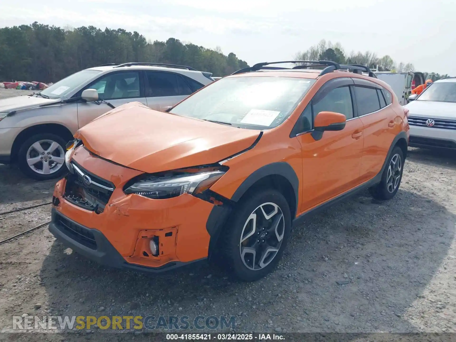 2 Photograph of a damaged car JF2GTAMC1K8242835 SUBARU CROSSTREK 2019