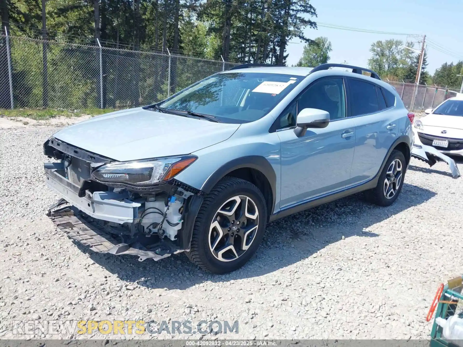 2 Photograph of a damaged car JF2GTAMC1KH228434 SUBARU CROSSTREK 2019
