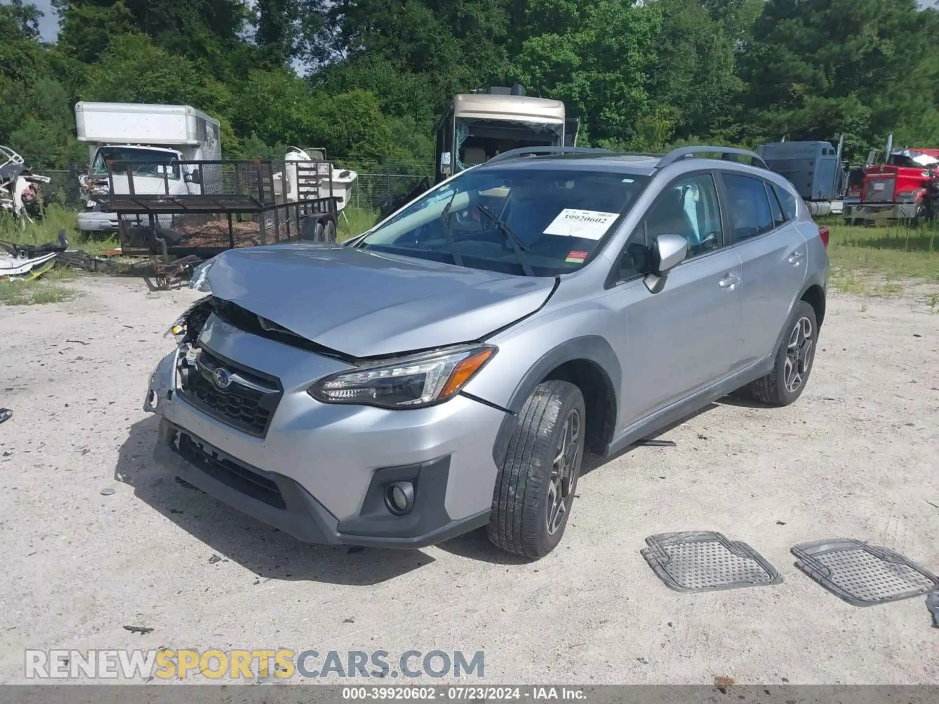2 Photograph of a damaged car JF2GTAMC3K8308107 SUBARU CROSSTREK 2019
