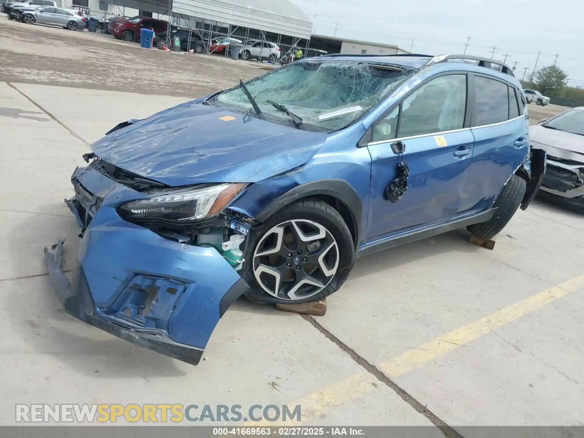 2 Photograph of a damaged car JF2GTAMC6KH315357 SUBARU CROSSTREK 2019