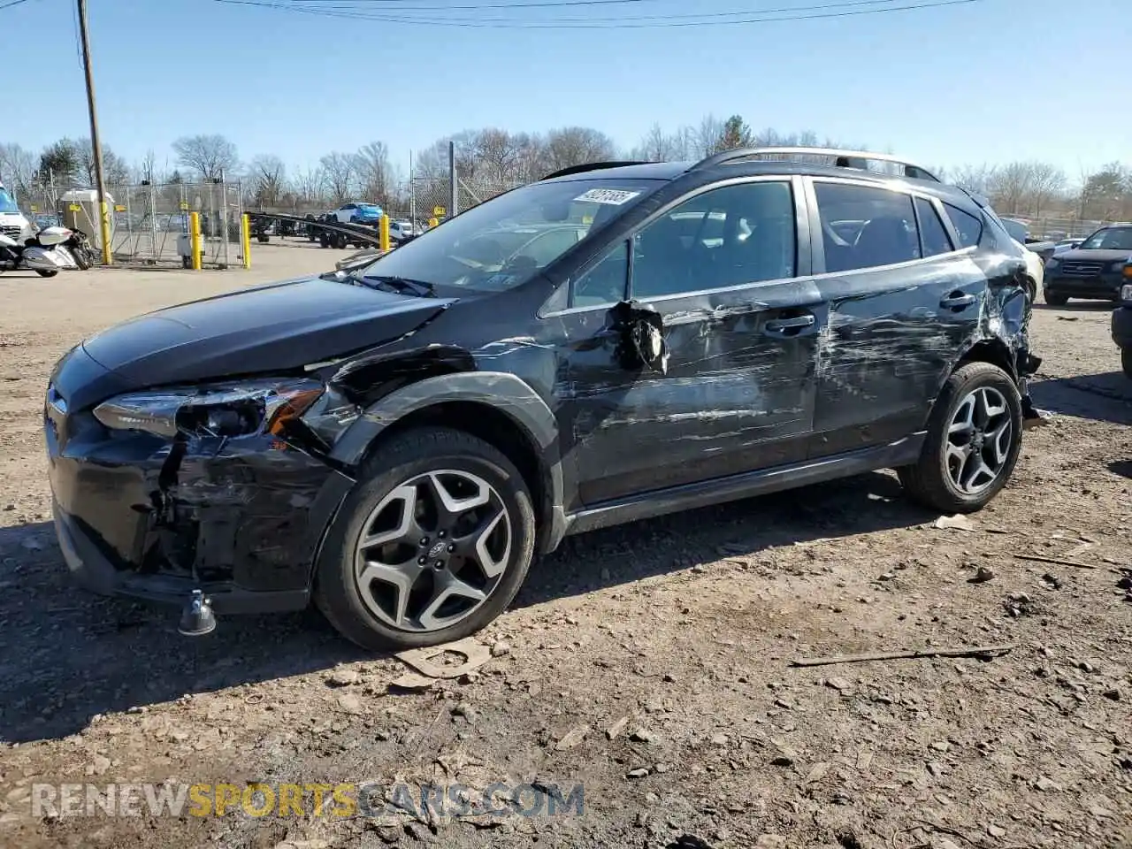 1 Photograph of a damaged car JF2GTAMC9K8273301 SUBARU CROSSTREK 2019