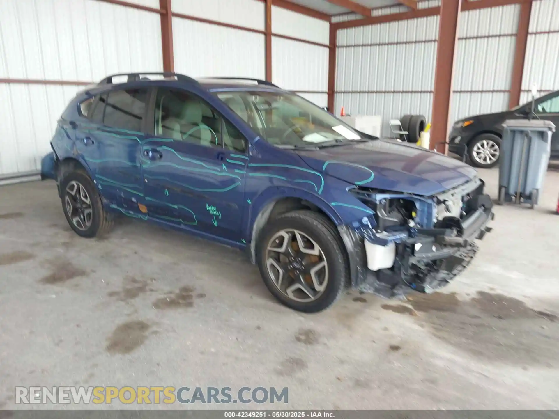 1 Photograph of a damaged car JF2GTANCXKH364981 SUBARU CROSSTREK 2019