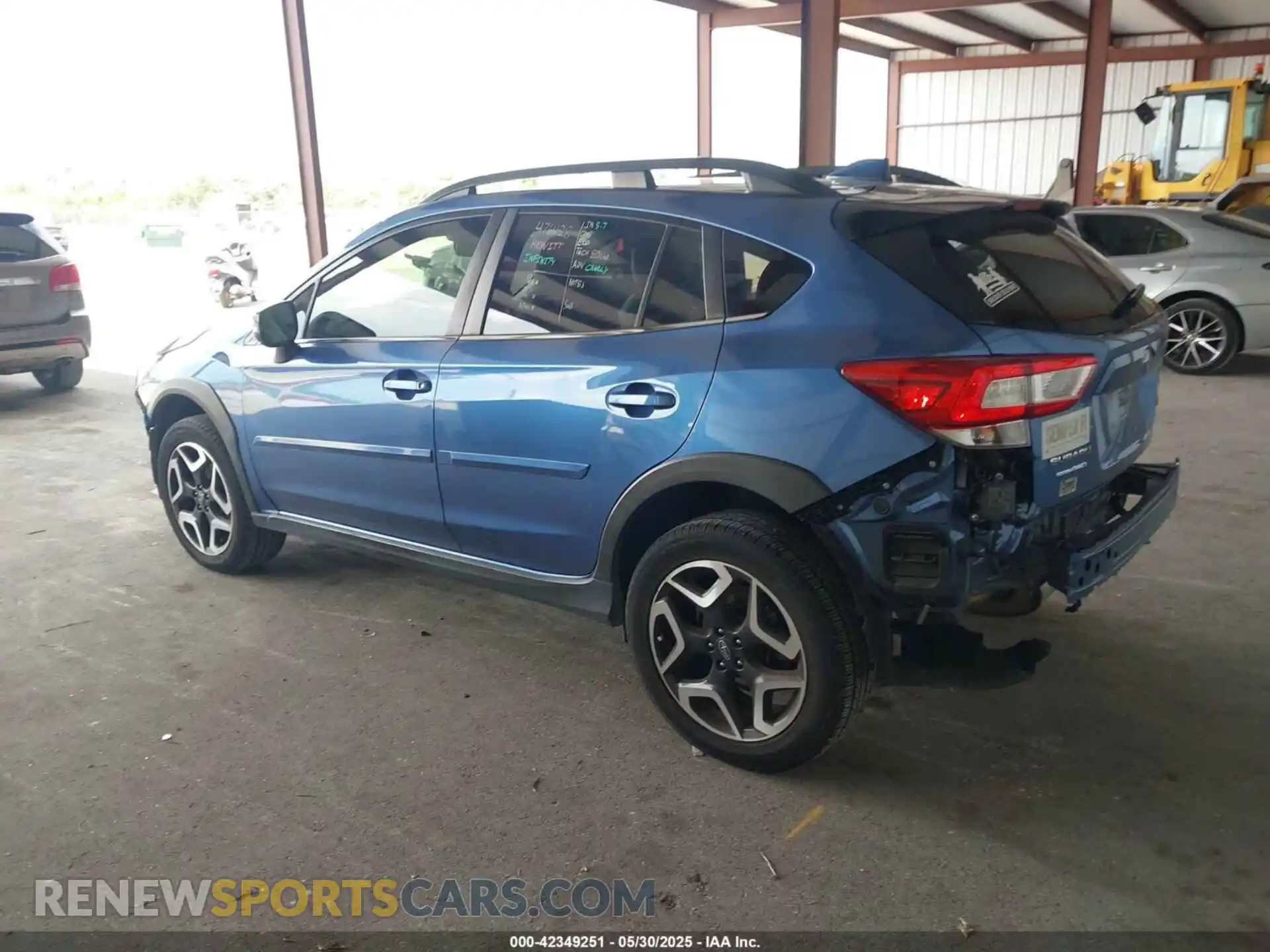 3 Photograph of a damaged car JF2GTANCXKH364981 SUBARU CROSSTREK 2019