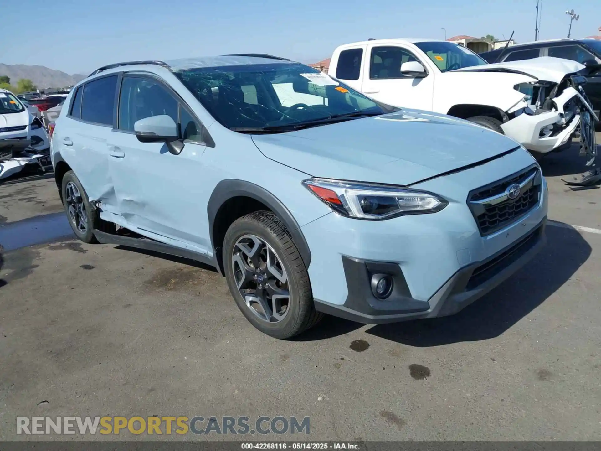 1 Photograph of a damaged car JF2GTAMC2L8229674 SUBARU CROSSTREK 2020