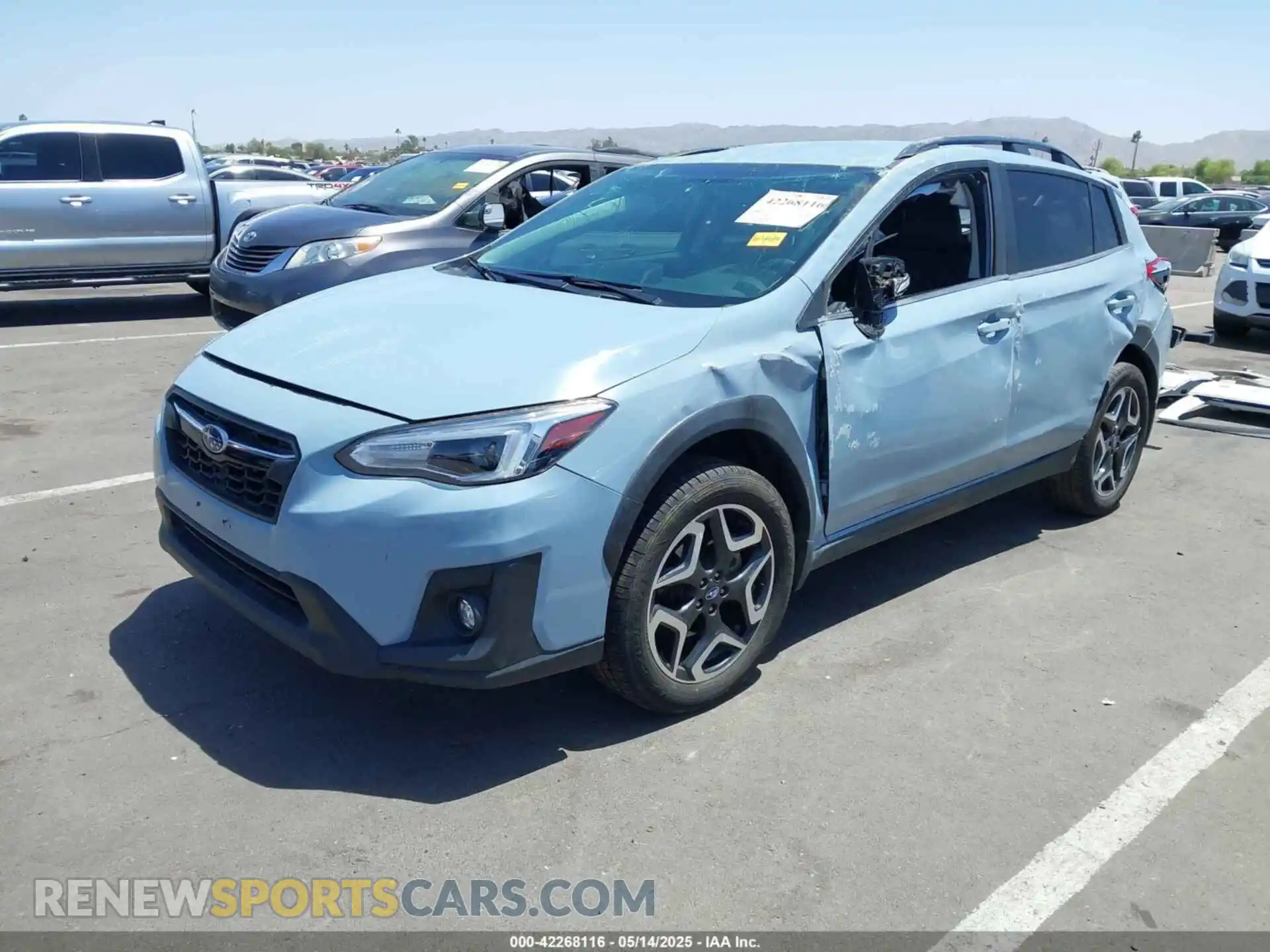 2 Photograph of a damaged car JF2GTAMC2L8229674 SUBARU CROSSTREK 2020