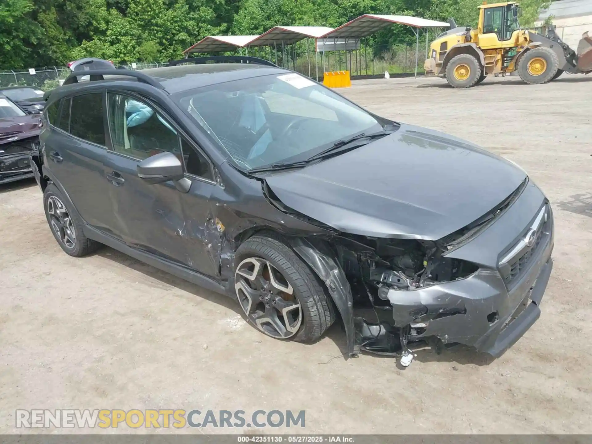 1 Photograph of a damaged car JF2GTAMC2LH211823 SUBARU CROSSTREK 2020