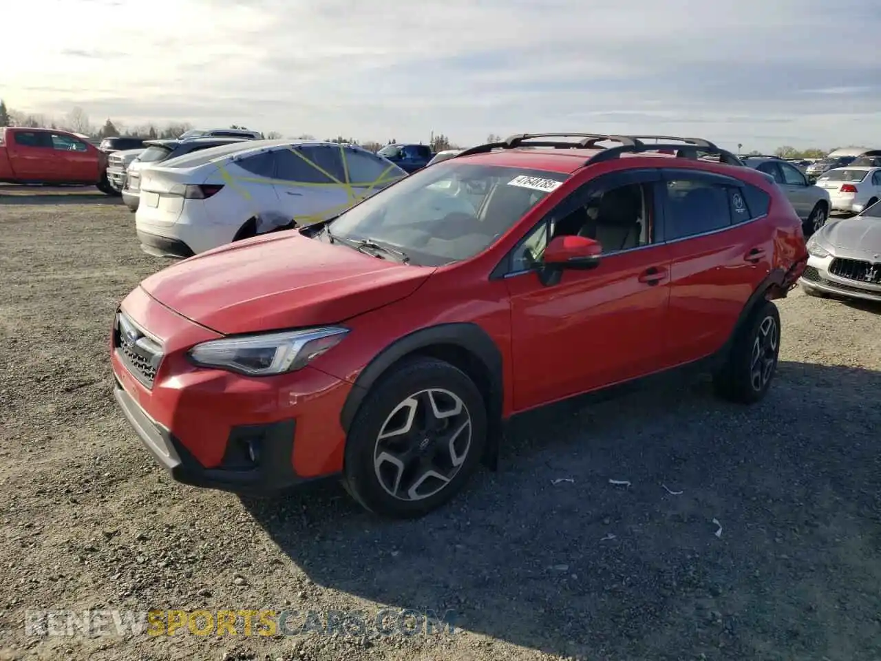 1 Photograph of a damaged car JF2GTAMC4L8223536 SUBARU CROSSTREK 2020