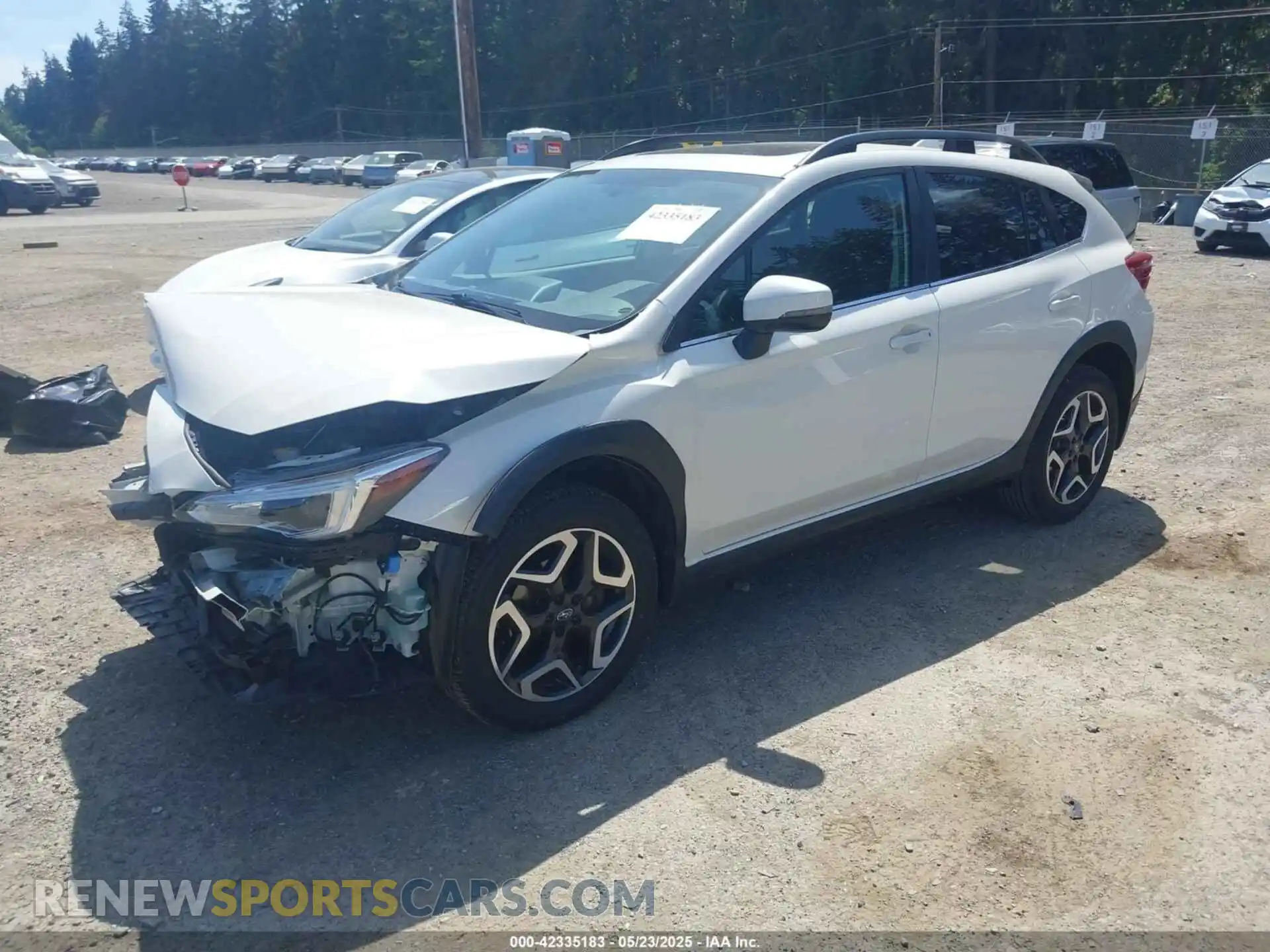 2 fotografías del automóvil dañado JF2GTAMC5L8234030 SUBARU CROSSTREK 2020